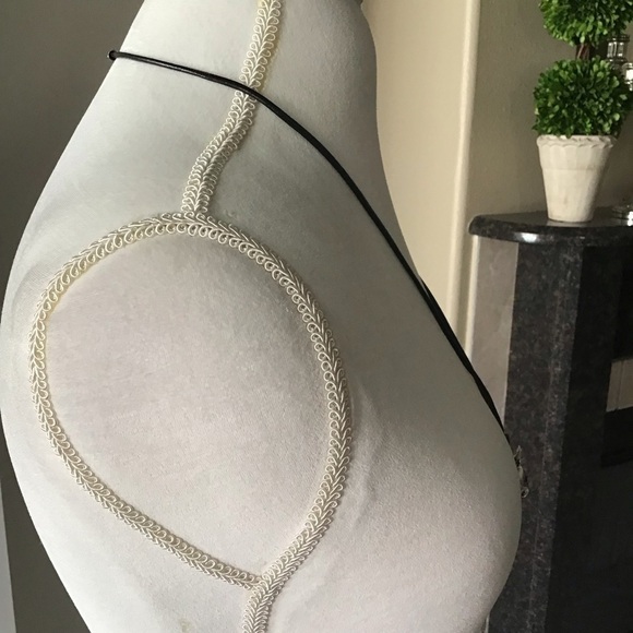 Seahorse Statement Necklace Black Cord Rhinestone Eye Jointed Links Beachy NEW - Picture 14 of 15